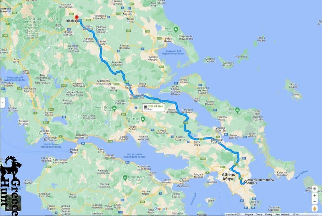 Road kri kri hunt Athens to Northern Greece